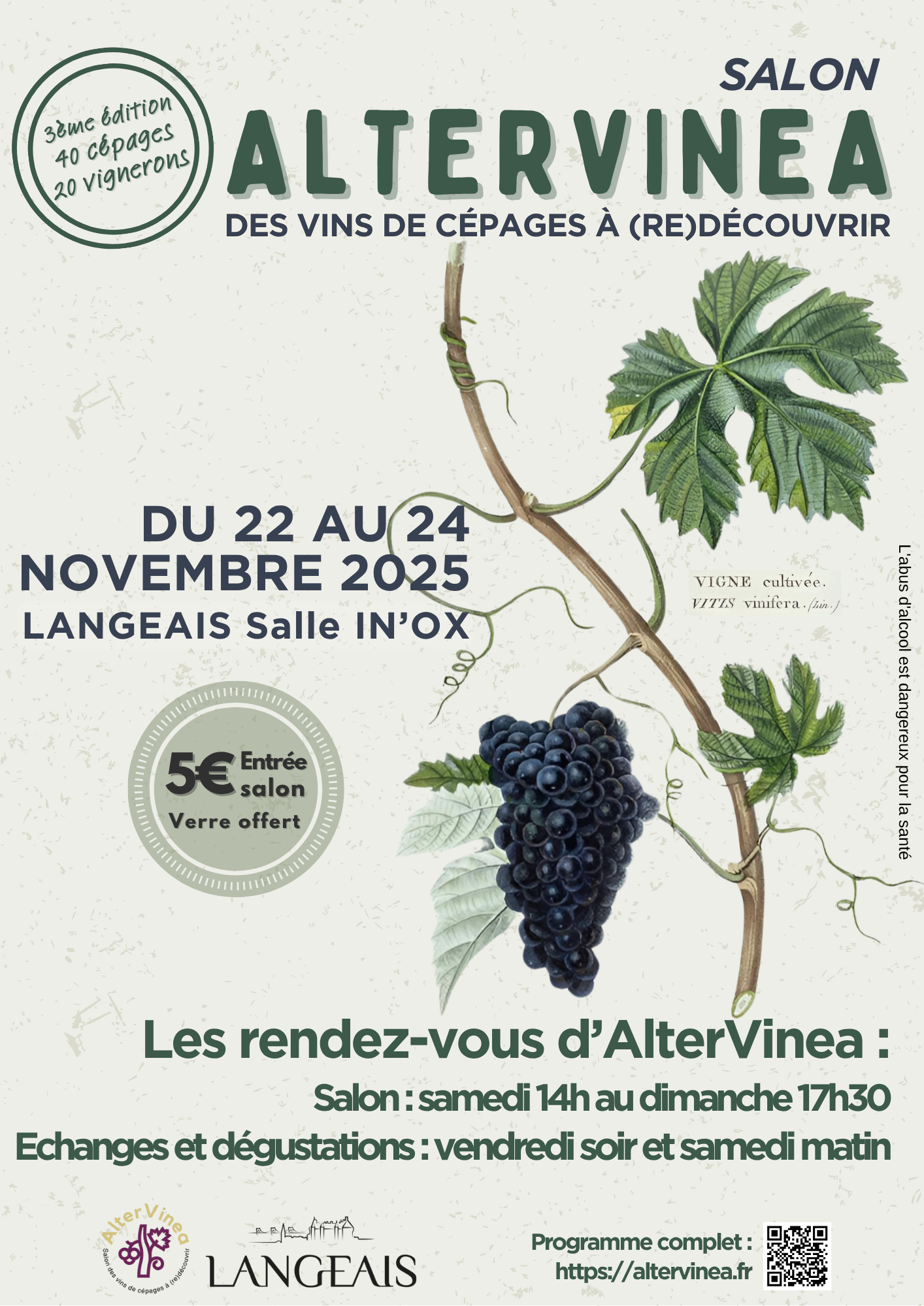 Affiche de présentation du salon 2025